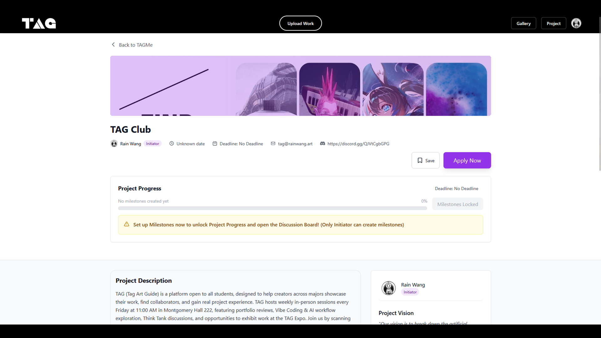 TAG Project Page